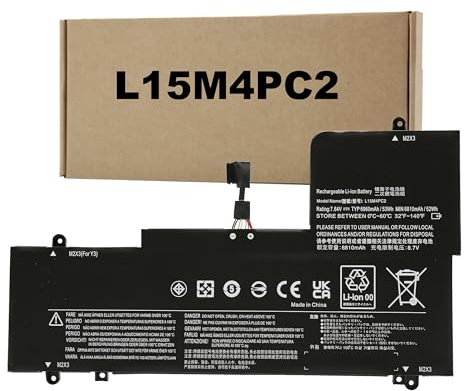 BLESYS L15L4PC2 L15M4PC2 Laptop Battery for Lenovo Ideapad Yoga 710 14 15 710-14IKB 710-14ISK 710-15IKB 710-15ISK 710-14ISK-IFI 710-14ISK-ISE 5B10K90778 5B10K9080 L15C4PC2 7.64V 53WH/6960MAH