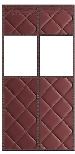 WHYATT Thermovorhang Gegen Kälte Und Hitze, Lärmschutzvorhang, Winter-Türabdeckung, für Wohnzimmer, Garage, Haustür, Terrasse, Küche (Size : 180x230(B))