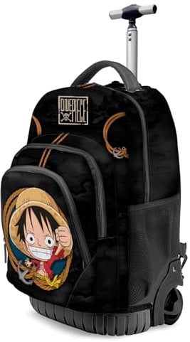 One Piece Ropes-Fan GTS Trolley-Rucksack, Schwarz, 32 x 47 cm, Kapazität 39 L