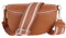 MIRROSI® Bauchtasche Damen, Echtleder, Made in Italy, Umhängetasche, Brusttasche, Crossbody Bag (1 Tasche & 2 Gurte) (Braun (Streifen Braun Weiss), Große Tasche (28x18x9cm))