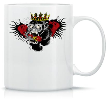 Moonai Conor Mcgregor His Tattoo Red Black Yellow Klassische Keramik-Kaffeetasse Weiß Schwarz Rosa Magisch 330ml