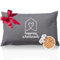 Herbalind Kirschkernkissen Happiness is Homemade – Einweihungsgeschenk für Wohnung, Einzugsgeschenk für Neues Zuhause - Wärmekissen Geschenk zum Umzug, Einzug ins Haus DIY - Grau 30x20 cm