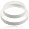 SPARES2GO Air Con Hose Adaptor 125 to 150mm 6 to 5 Round Reducer Increaser White Step Air Conditioning