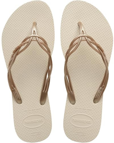 Havaianas - Flash Sweet, Chanclas Cómodas, Duraderas y Elegantes, Tiras Cruzadas y Esculpidas, Suela Slim Antideslizante, Mujer