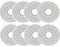 Lot de 8 serpillères de rechange compatibles avec ECOVACS DEEBOT T30 OMNI/ T20 OMNI/ X1 Turbo/ X1 OMNI / X1 E OMNI / T10 / T10 PLUS / X2 OMNI/ X2 COMBO serpillère réutilisable et lavable