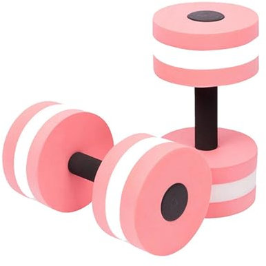 Aquagym Lot de 2 haltères courts pour exercices aquatiques et aérobic, en mousse, pour exercices aquatiques, accessoires de sports nautiques