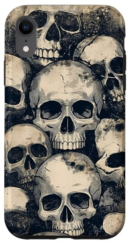 Skull Horror Pattern Case for iPhone XR