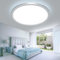 slochi 22CM LED Ceiling Light, 18W 1800LM Bathroom Lights 3000K/4000K/6500K, Flush Round Waterproof Ceiling Fittings Lighting for Bedroom Kitchen Hallway Indoor Stainless Steel