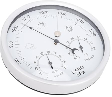 Cryfokt Runde Wetterstation, Aluminiumlegierung Horizontal