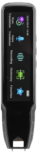 Lazmin112 Stylo Traducteur Vocal 112 Langues avec Technologie OCR et Vitesse Réglable, Idéal pour Les Voyages, Les Affaires, L'apprentissage et la Communication Internationale.