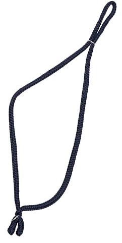Imperial Riding Halsring IRH Free Ride, REIT-Halsring aus Seil für Reiten ohne Zaumzeug, Navy, 1SIZE