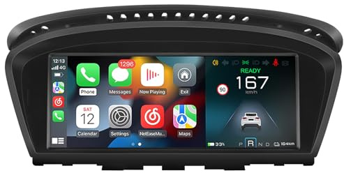Junsun Android Radio für BMW E60 E61 E63 E64E90 E91 E92 mit CCC System | 8.8 Zoll Touchscreen Octa Core 4GB+64GB unterstützt das originale Fahrzeugsystem Android Auto Carplay Bluetooth
