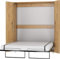 FurnitureByJDM Schrankbett 160x200 cm – Vertikales Klappbett für Platzersparnis – Kompaktes Klappbares Bett im Schrank – Teddy Wandbett (Eiche Burgunderrot)
