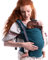 Boba X Porte-bébé – Évolutif de la naissance à la petite enfance, Porte-bébé ergonomique 2-en-1 avec bretelles croisables (Atlantique)