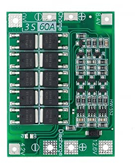 1pcs Li-ion Lithium Battery 18650 Charger PCB BMS Protection Board Module,3S 60A Balanced