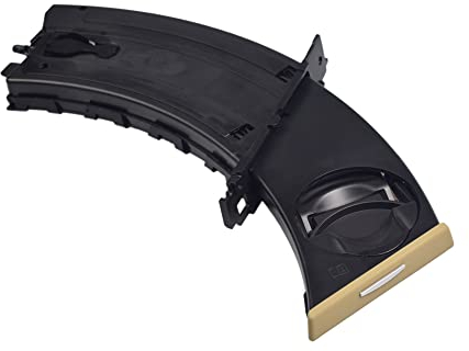 Kakulkomen Porte-gobelet rétractable de rechange pour tableau de bord avant gauche pour BMW E90 E92 325xi 328xi 323i 330xi 335xi 335i Accessoires d'intérieur (Beige coudé à gauche)