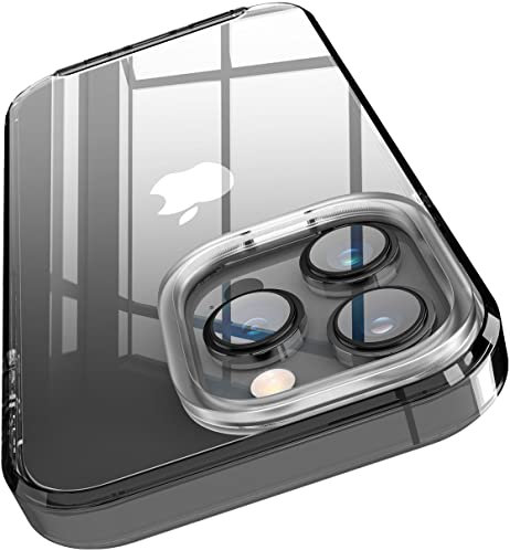 elago Cover Ibrida Trasparente Compatibile con iPhone 14 Pro Custodia (6.1), Tecnologia Ibrida PC + TPU, Anti-Ingiallimento, Cristallina, Cover Bumper Antiurto Case, Protezione Completa (Nero)