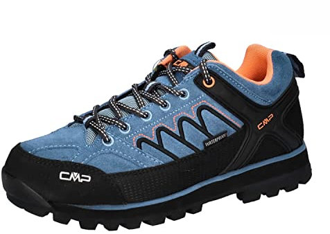 CMP MOON LOW WMN TREKKING SHOE WP, Scarpe da Trekking Donna, Azzurro, 40 EU