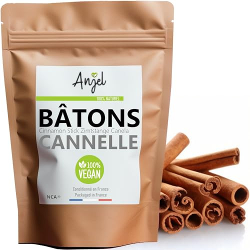 Bâtons de Cannelle Entier Goût Intense - Cannelle Bâton Cuisine Décoration Infusion Tuyau 100% Naturel - NCA (100)