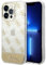 Guess GUHCP14XHG4MHG Case for iPhone 14 Pro Max 6, 7 Inch Gold/Gold Hard Case 4G Pattern Script, Black