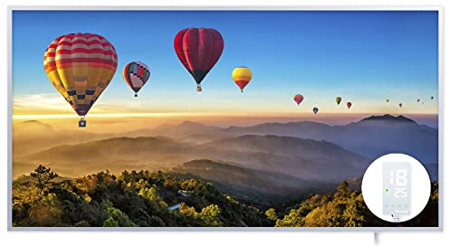 Protron Motiv Infrarotheizung Infrarot Panel Heizkörper Bild Elektroheizung Wandheizung mit Smart-Thermostat 720Watt 100x52cm (120384 - Ballonfahrt)