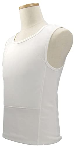 REMEK Military Tactical Bulletproof Vest, IIIA Level Body Armor Front And Back Armor Proof Vest Anti Knife Stab Concealed T-Shirt Self-Defense Clothing Bullet-proof For Men Women