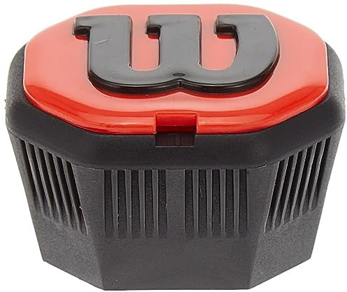 Wilson BT172562 SZ2 Blade V8 Clash V2 Tennisschlägerkappe und Trap, Schwarz