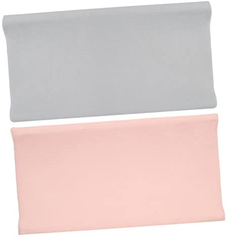 GRIRIW 2 Stück Wickeltischbezug für Jungen/Mädchen Atmungsaktive Baumwolle Elastisch Abnehmbar für Wickelunterlagen