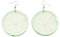 Miniblings Limettenscheibe Ohrringe Hänger Limette Frucht Sommer Barkeeper XL - Handmade Modeschmuck I Ohrhänger Ohrschmuck versilbert