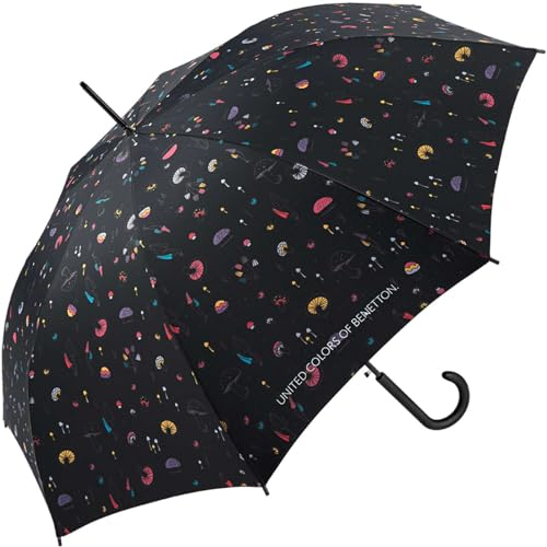 Benetton Stockschirm Long Automatik Mushrooms
