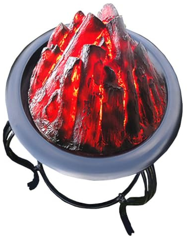 Chimenea de Interior Diseño de brasero for barbacoa, decoración de hierro de carbón simulado, chimenea decorativa for el hogar, adornos for chimenea de carbón simulado Calentador de Chimenea