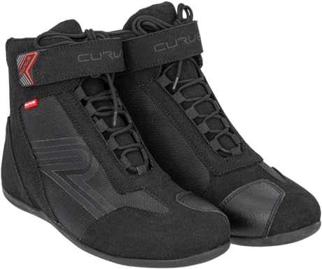CURVE Radium, Stivali da Motocicletta Unisex-Adulto, Nero, 39 EU
