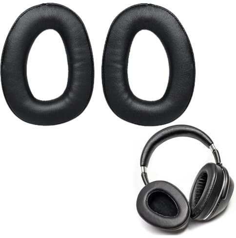 2 Stück Ersatz Ersatzpolster Ohrpolster Ohrpolster für Sennheiser GSP 300 Over-Ear Kopfhörer mit Weichem Proteinleder, Schaum mit hoher Dichte, Polster mit Geräuschisolierung Foam