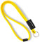 webbomb® Tubular Lanyard zweifarbiges Schlüsselband - rund weich und lang mit Sicherheitsverschluss und Schlüsselring als Schlüsselanhänger Key Chain für Ausweis Handy Schlüssel (gelb)