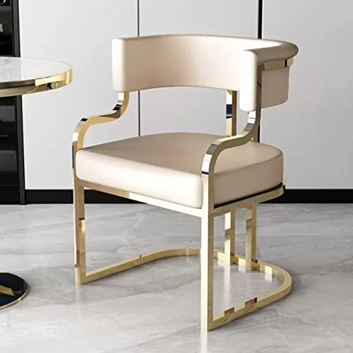 Luxuriöser italienischer Sessel aus PU-Leder, Lounge-Sessel für Wohnzimmer, dickes Kissen, Mitte des Jahrhunderts, Akzentstuhl für Schlafzimmer