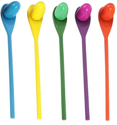 WESIEVYA 5juegos Juguete De Equilibrio De Huevo Juguetes De Entrenamiento Material Duradero Color