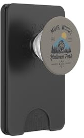 Vintage Muir Woods National Park Hiking Camping Shirt PopSockets PopWallet für MagSafe