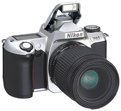Nikon F65 fotocamera reflex argento Con 2 Nikon-obiettivi 28-80 & 70-300 mm