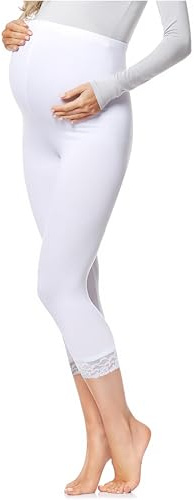 Be Mammy 3/4 Umstandsleggings aus Viskose BE20-161