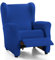 MARTINA HOME Funda Sillón Túnez Relax Azul Eléctrico