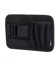 M-Tac Modulares Schlüssel- und EDC-Organizer-Panel aus Cordura 1000D, kompatibel mit MOLLE-Rucksäcken, Klettverschluss-Befestigung, multifunktionales Tactical Gear Insert für Werkzeuge, Black