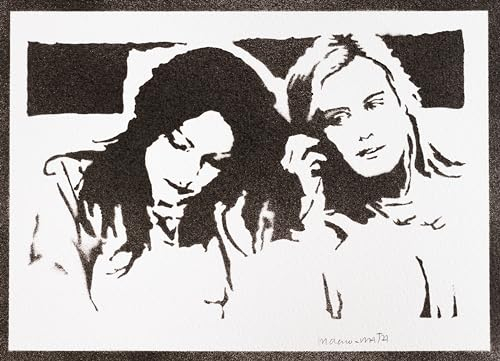 moreno-mata Authentique Graffiti Fait a la Main OITNB Series TV Poster Handmade Affiche Decoration Murale Tableau Cadre Salon Chambre Cadeau Homme et Femme