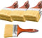 10PCS Paint and Chip Stain Brushes 4inches Disposable Brushes Painting Brushes Decorating Bristle Paint Brushes with Wooden Handle for Wall,House,Sash,Trim Paint Brush