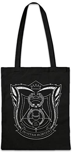 Urban Backwoods Deadly School Hipster Bag Beutel Stofftasche Einkaufstasche