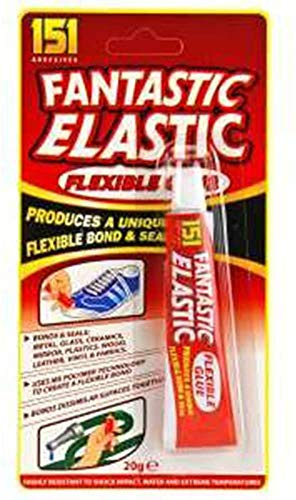 151 Fantastischer elastischer flexibler Kleber, 20g, Polymer, Rot, Wasserfest, Klebstoff