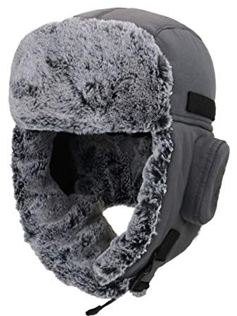 ZffXH Unisex Ohrschutz Kappe Bomber Uschanka Trooper Hut Ski Jagd Armee Winter Trapper Mütze Outdoor warme kalt Cold Ear Protection hat Russian Ushanka