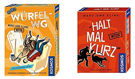 Kosmos 693176 - Würfel-WG: Ein Känguru-Spiel von Marc-Uwe Kling, Autor der Känguru-Chroniken & Halt Mal Kurz - Witziges Kartenspiel