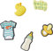 Crocs Unisex Charms 5-Packs Her | Jibbitz for Schuhanhnger, Baby Boom, Einheitsgröße