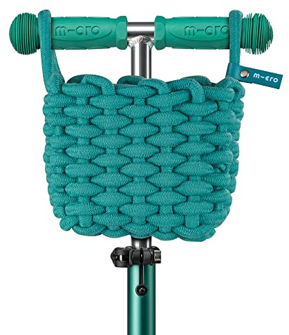 Micro® Eco Korb, Zubehör für Roller oder Fahrrad, hergestellt aus recycelten Materialien (Grün)