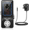 LEKATO 9 Slots Guitar Loop Pedal with Power Supply Guitar Loop Effect Pedal Electronic Looper Station Unlimited Overdubbed 40 Minutes Record Time for Electric Guitar Bass Keyboard